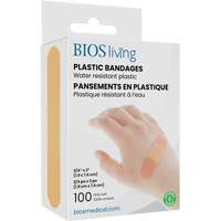 Bandages hydrofug&eacute;s, Rectangulaire/carr&eacute;e, 3", Plastique, St&eacute;rile St. Lawrence Industrial & Safety Supply