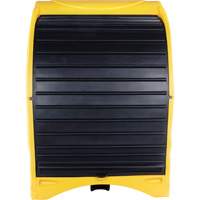 4-Drum Hard Cover Spill Pallet, 68.11" L x 61.61" W x 83.07" H, 1433 lbs. Load Capacity St. Lawrence Industrial & Safety Supply