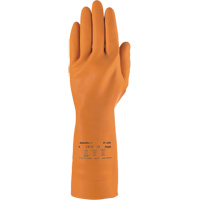 Gants robustes r&eacute;sistants aux produits chimiques AlphaTec 87-208, Taille 7, 12,8" lo, Latex de caoutchouc, Doublure en Coton/Ouat&eacute;e, 29,5 mils St. Lawrence Industrial & Safety Supply