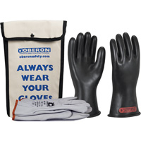 Ensemble de gants en caoutchouc pour l'&eacute;lectricit&eacute; de classe 0, 8, 11" lo, 20 cal/cm², NFPA 70E St. Lawrence Industrial & Safety Supply