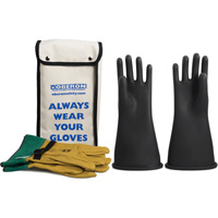Ensemble de gants en caoutchouc pour l'&eacute;lectricit&eacute; de classe 2, 9, 14" lo, 37 cal/cm², NFPA 70E St. Lawrence Industrial & Safety Supply