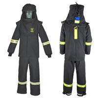 Ensemble de manteau contre l'arc &eacute;lectrique TCG moyen avec courroie de sortie, 75 cal/cm² St. Lawrence Industrial & Safety Supply