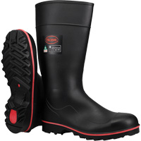 Boss&reg; Footwear Full ESR Safety Boot, Polyblend/PVC, Steel Toe, Size 4 St. Lawrence Industrial & Safety Supply