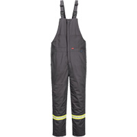 Bizflame&reg; 88/12 Insulated Bib Pants, Cotton/Nylon, Small, Grey St. Lawrence Industrial & Safety Supply
