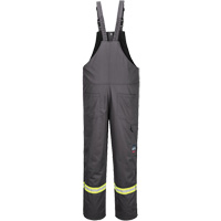 Bizflame&reg; 88/12 Insulated Bib Pants, Cotton/Nylon, Small, Grey St. Lawrence Industrial & Safety Supply