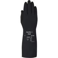 Gants d,usage moyen r&eacute;sistants aux produits chimiques AlphaTec 38001PP, Taille 7, 14" lo, Caoutchouc butyle, 14 mils St. Lawrence Industrial & Safety Supply