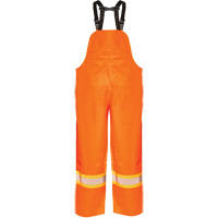 R805 Hurricane Bib Pants, Small, High Visibility Orange St. Lawrence Industrial & Safety Supply