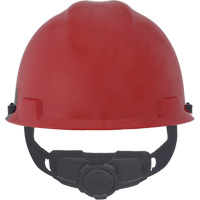 Specialty V-Gard&reg; Hard Hat, Ratchet Suspension, Black/Red St. Lawrence Industrial & Safety Supply