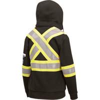 Heavyweight Safety Hoodie, Women's, X-Small, Black St. Lawrence Industrial & Safety Supply
