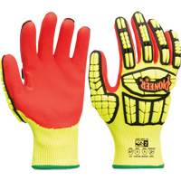 Cut and Impact-Resistant Gloves, Small, Synthetic Palm, Knit Wrist Cuff St. Lawrence Industrial & Safety Supply