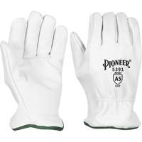 Gants pour conducteurs r&eacute;sistant aux coupures, Petit, Paume en Cuir fleur de ch&egrave;vre St. Lawrence Industrial & Safety Supply