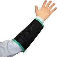 Kut Gard&reg; 2-Ply Cane Mesh Sleeve, Nylon, 9", ASTM ANSI Level A4, Black St. Lawrence Industrial & Safety Supply