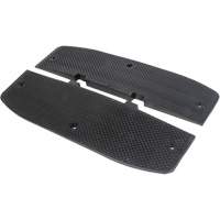 Speed Hump End Caps, Rubber, 2' L x 16" W x 1-1/4" H St. Lawrence Industrial & Safety Supply