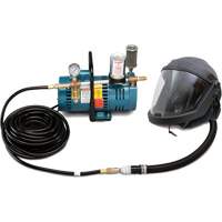 1-Worker DEFENDER Supplied Air Shield & Helmet System St. Lawrence Industrial & Safety Supply