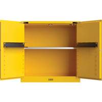 Armoire de s&eacute;curit&eacute; pour produits inflammables Utili-Guard+, 30 gal., 1 Porte(s), 43" La x 44" h x 22" p St. Lawrence Industrial & Safety Supply