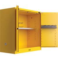 Armoire de s&eacute;curit&eacute; pour produits inflammables Utili-Guard+, 30 gal., 1 Porte(s), 43" La x 44" h x 22" p St. Lawrence Industrial & Safety Supply