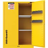 Armoire de s&eacute;curit&eacute; pour produits inflammables Utili-Guard+, 45 gal., 2 Porte(s), 43" La x 65" h x 22" p St. Lawrence Industrial & Safety Supply