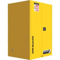 Armoire de s&eacute;curit&eacute; pour produits inflammables Utili-Guard+, 45 gal., 2 Porte(s), 43" La x 65" h x 22" p St. Lawrence Industrial & Safety Supply