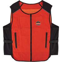 Veste de refroidissement &agrave; changement de phase l&eacute;g&egrave;re avec sachets de recharge Chill-Its 6260, Petit/Moyen, Orange St. Lawrence Industrial & Safety Supply