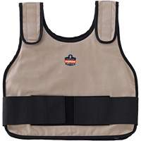 Veste de refroidissement &agrave; changement de phase standard avec sachets de recharge Chill-Its 6230, Petit/Moyen, Khaki St. Lawrence Industrial & Safety Supply