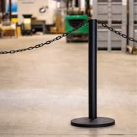 Industrial Stanchion Kit with Plastic Chain, 37" High, Red St. Lawrence Industrial & Safety Supply