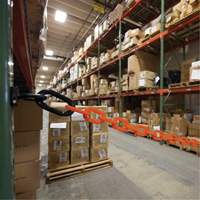 Magnetic Chain Barrier Warehouse Kit, Orange, 2" Link, 15' Length St. Lawrence Industrial & Safety Supply