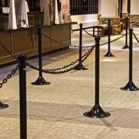 Plastic Barrier Chain, Green, 2" Link, 100' Length St. Lawrence Industrial & Safety Supply