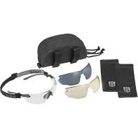 Combat Safety Glasses Kit, Clear/Smoke/Copper Lens, Anti-Fog/Anti-Scratch, ANSI Z87+ St. Lawrence Industrial & Safety Supply
