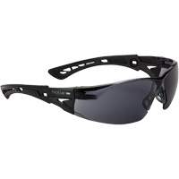 Rush+ BSSI Safety Glasses, Grey/Smoke Lens, Anti-Fog/Anti-Scratch, ANSI Z87+ St. Lawrence Industrial & Safety Supply