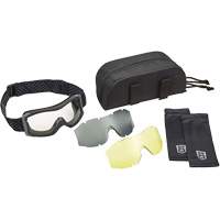 Ensemble de lunettes &agrave; coque &agrave; protection balistique X1000, Lentille Ambr&eacute;e/Transparent, Antibu&eacute;e/Anti-&eacute;gratignures, Ventilation Directe St. Lawrence Industrial & Safety Supply