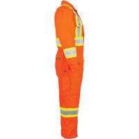 High-Visibility Lined Canvas Overalls, Small, High Visibility Orange St. Lawrence Industrial & Safety Supply