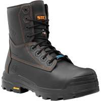 Bottes de travail Metpro Flex avec protecteur m&eacute;tatarsien, Cuir, Taille 4, Imperm&eacute;able St. Lawrence Industrial & Safety Supply