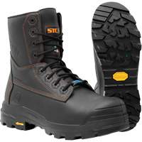 Bottes de travail Metpro Flex avec protecteur m&eacute;tatarsien, Cuir, Taille 4, Imperm&eacute;able St. Lawrence Industrial & Safety Supply