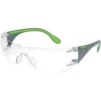 Adapt Lite Grey/Green Safety Glasses, Clear Lens, Anti-Fog/Anti-Scratch, ANSI Z87+/Meets/Exceeds CSA Z94.3 St. Lawrence Industrial & Safety Supply