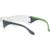 Adapt Lite Grey/Green Safety Glasses, Clear Lens, Anti-Fog/Anti-Scratch, ANSI Z87+/Meets/Exceeds CSA Z94.3 St. Lawrence Industrial & Safety Supply