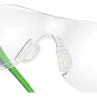 Adapt Lite Grey/Green Safety Glasses, Clear Lens, Anti-Fog/Anti-Scratch, ANSI Z87+/Meets/Exceeds CSA Z94.3 St. Lawrence Industrial & Safety Supply
