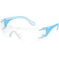 Adapt Lite Blue/White Safety Glasses, Clear Lens, Anti-Fog/Anti-Scratch, ANSI Z87+/Meets/Exceeds CSA Z94.3 St. Lawrence Industrial & Safety Supply
