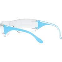 Adapt Lite Blue/White Safety Glasses, Clear Lens, Anti-Fog/Anti-Scratch, ANSI Z87+/Meets/Exceeds CSA Z94.3 St. Lawrence Industrial & Safety Supply