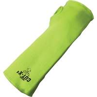Cut-X&reg; Cut-Resistant Sleeve with Thumb Hole, Fibreglass/Polyethylene, 10", ASTM ANSI Level A4, High Visibility Lime St. Lawrence Industrial & Safety Supply