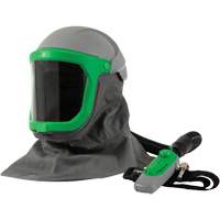 Z-Link Respirator with Safety Lens, FR Shoulder Cape, Breathing Tube & C40, Facepiece Respirator/Welding Helmet St. Lawrence Industrial & Safety Supply