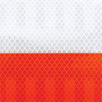 High Intensity Grade Flexible Work Zone Sheeting 382VHIP, 5" W x 150' L, Orange and White St. Lawrence Industrial & Safety Supply