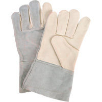 Gants de travail d'usage standard, Grand, Paume en Cuir fleur de vache St. Lawrence Industrial & Safety Supply