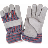 Rugged Fitters Gloves, Large, Split Cowhide Palm, Cotton Inner Lining St. Lawrence Industrial & Safety Supply