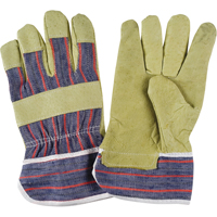 Gant pour ajusteur confortable r&eacute;sistant &agrave; l'abrasion, Grand, Paume en Cuir fleur de porc, Doublure en Coton St. Lawrence Industrial & Safety Supply