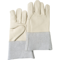 Gants de travail d'usage standard, Grand, Paume en Cuir fleur de vache St. Lawrence Industrial & Safety Supply