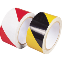 Rubans r&eacute;fl&eacute;chissants de classe ing&eacute;nierie, 2" x 30', Poly&eacute;thyl&egrave;ne, Noir et jaune St. Lawrence Industrial & Safety Supply