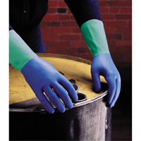 Gants Protector, Taille 6/Petit/6,5, 13" lo, Nitrile/Latex de caoutchouc, Doublure en Ouat&eacute;e, 28 mils St. Lawrence Industrial & Safety Supply