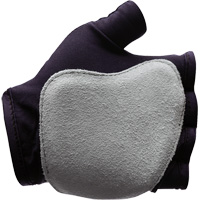 Gants antichocs sans doigts, main droite, T-petit, Paume en Cuir refendu, Poignet &agrave; enfiler St. Lawrence Industrial & Safety Supply
