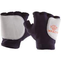 Gants de protection sans doigts paume/c&ocirc;t&eacute;, droit, T-petit, Paume en Su&egrave;de, Poignet &agrave; enfiler St. Lawrence Industrial & Safety Supply