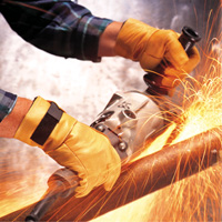 Gants antivibrations Air Glove, Taille T-petit, Paume Cuir fleur St. Lawrence Industrial & Safety Supply